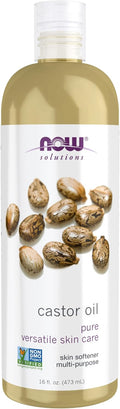 NOW Solutions Pure Castor Oil - Expeller Pressed - 473ml