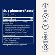 Supplement Facts Image: Trace Minerals Probiotic 55 Billion capsules supplement facts ingredients bottle 30 count