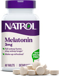 Complément Natrol Mélatonine 3mg pour adultes - 60 comprimés