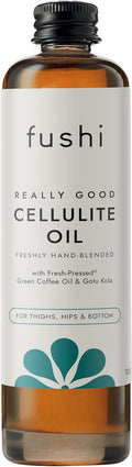 Fushi Cellulite-Öl mit grüner Kaffeebohne und Gotu Kola 100 ml | Frisch handgemischtes Öl mit grünem Kaffee & Gotu Kola