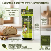 La Española Extra Virgin Olive Oil Squeezy Bottle 620ml