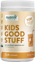 Nuzest Kids Good Stuff Mix smoothie vegano, Vaniglia caramello - 225g