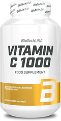 BiotechUSA Vitamine C 1000mg + Bioflavonoïdes & Églantier - 250 Comprimés