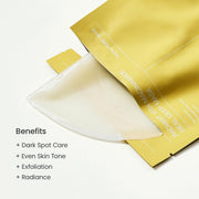 Biodance Radiant Vita Niacinamide Hydrogel Face Mask 4 Sheets hydrogel face mask during skincare routine