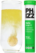 Comprimés Électrolytes & Multivitamines 3-en-1 Phizz Daily Mangue – 20 unités