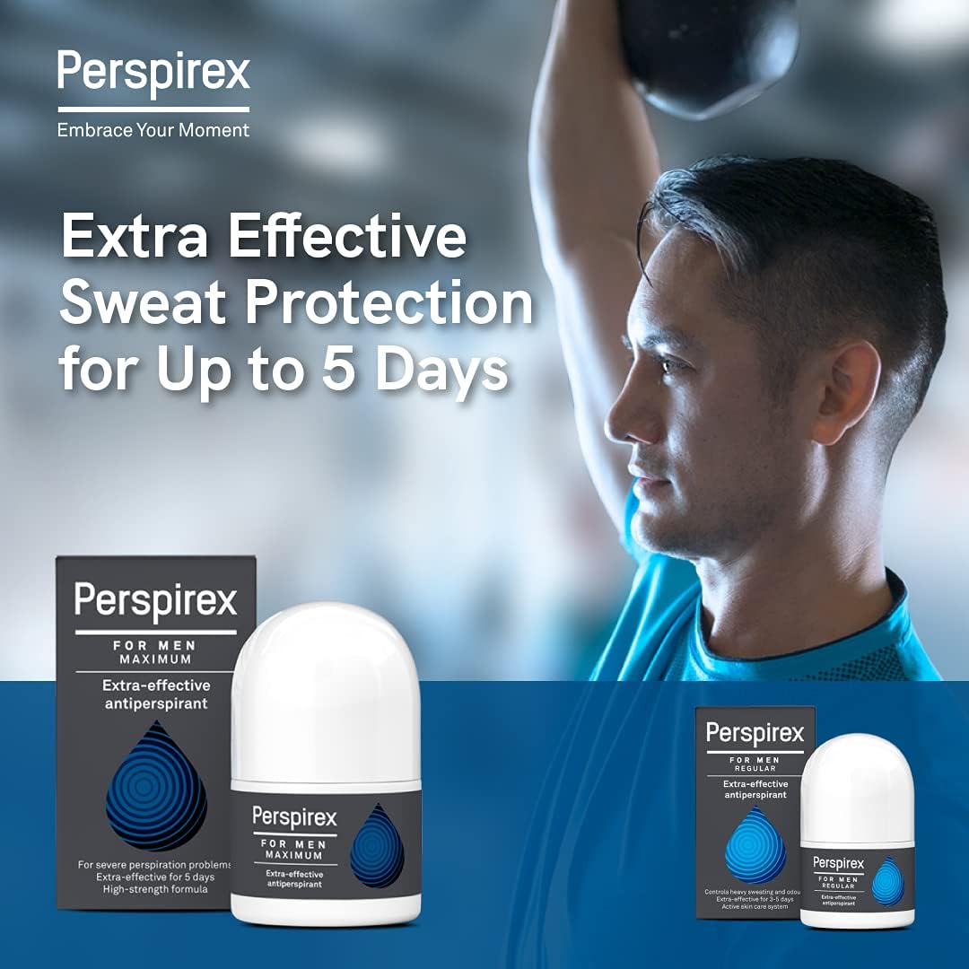 Perspirex High-Performance Antiperspirant Roll-On for Men - 20ml