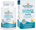 Nordic Naturals Ultimate Omega D3, Zitrone – 60 Mini-Softgels