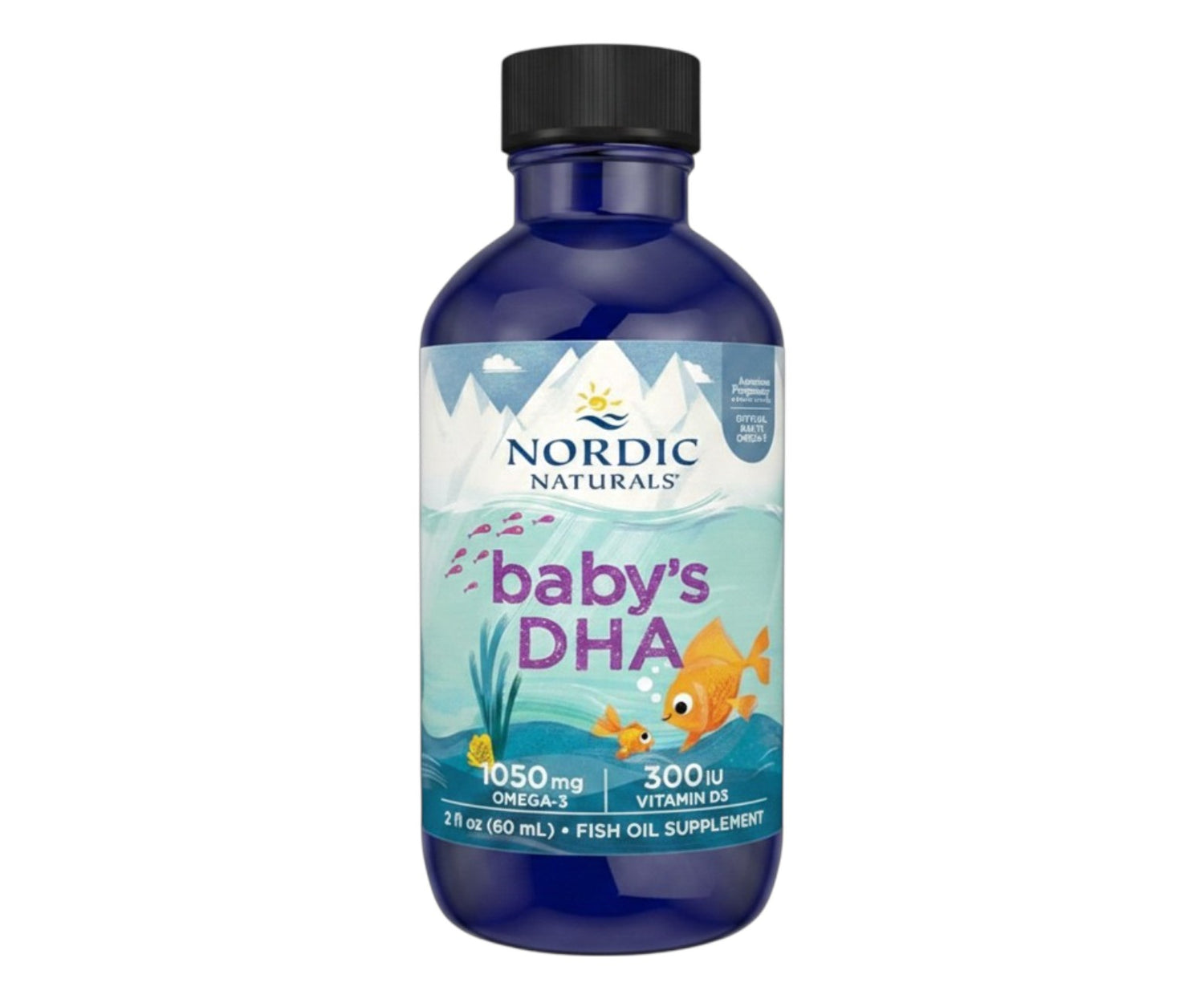Nordic Naturals Baby DHA Liquide - Omega-3 1050 mg + 300 UI D3 - 60 ml
