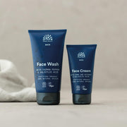 Urtekram Men Face Wash tube, fresh masculine scent, 150ml, facial cleansing use & other variant