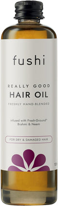 Fushi Really Good Hair Oil 100 ml | Ayurvedische Mischung mit Brahmi & Neem für trockenes & strapaziertes Haar