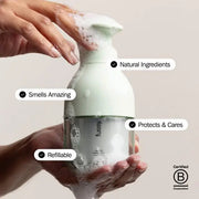 Fussy Refillable Natural Hand Wash Tropic Tonic lime basil mandarin fragrance 240ml bottle and refill how to use