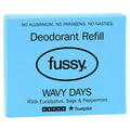 Fussy Natural Deodorant Refill Wavy Days 40g