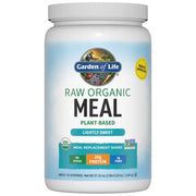 Garden of Life RAW Organic Meal Shake powder tub, Lightly Sweet flavour, 1064g.