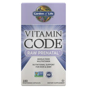 Garden of Life Vitamin Code Raw Prenatal Multivitamin box 180 vegan capsules
