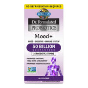 Garden of Life Probiotics Mood+ box with 60 vegetarian capsules.