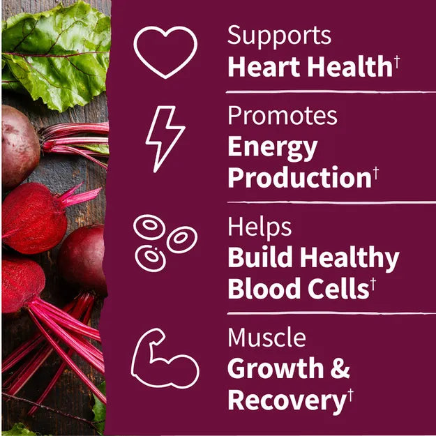 Garden of Life Organic Beet Root Gummies, Raspberry - 60 Count