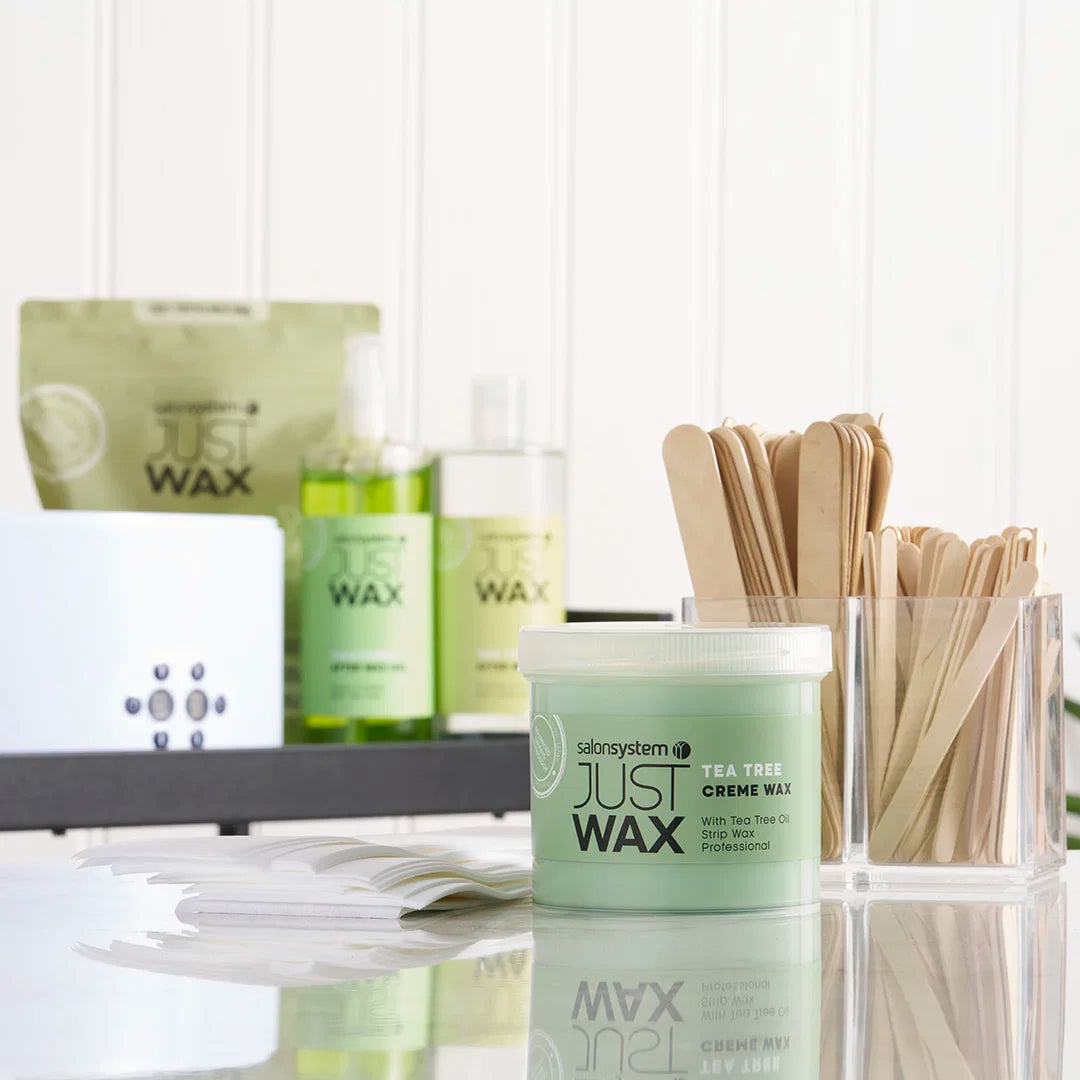 Salon System Just Wax Tea Tree Cream Hair Removal Wax - 450g