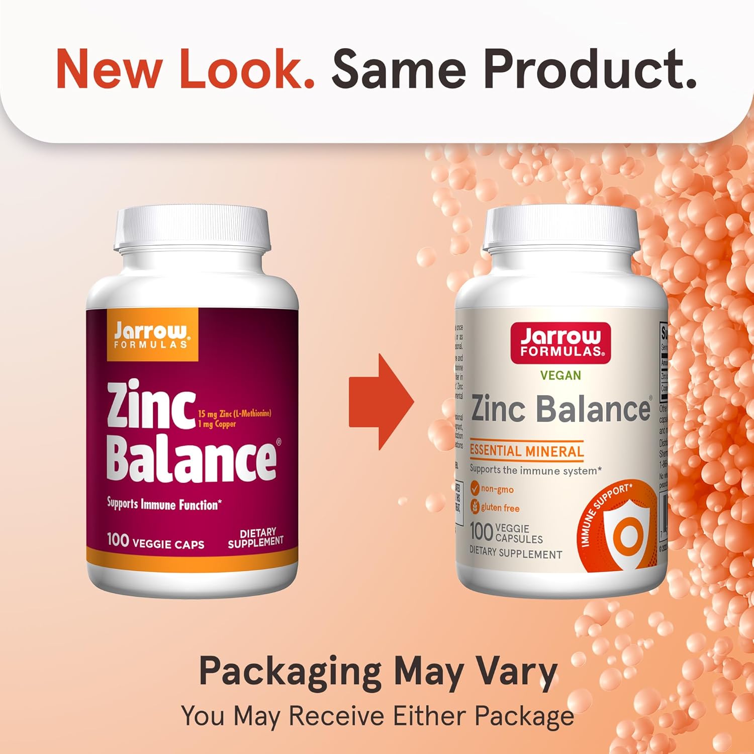 Jarrow Formulas Zinc Balance 15mg Veggie Capsules - 100 Count new look
