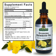 Nature's Answer Liquid Evening Primrose Oil 120ml supplement facts and directions