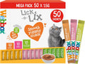 Webbox Lick-e-Lix Katzenleckerlis Vielfaltspackung – 50 x 15g Beutel