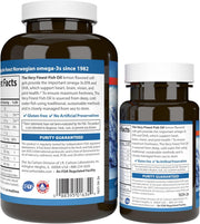 Supplement facts, ingredients & barcode image: Carlson fish oil omega 3 EPA DHA supplement facts  lemon softgels 150 count