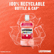 Listerine Smart Rinse Kids Mild Berry Mouthwash alcohol-free oral rinse bottle 500ml