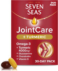 Seven Seas Omega-3 & Kurkuma Nahrungsergänzung – 30-Tage Duo-Pack
