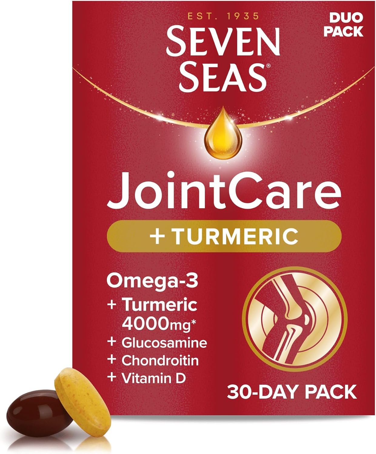 Seven Seas Supplement Duo Pack box, 30-day supply.
