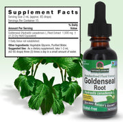 Nature's Answer Goldenseal Root Extract 30ml supplement facts and directions