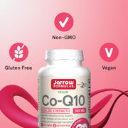 Jarrow Formulas Co-Q10 100mg Veggie Capsules - 60 Count