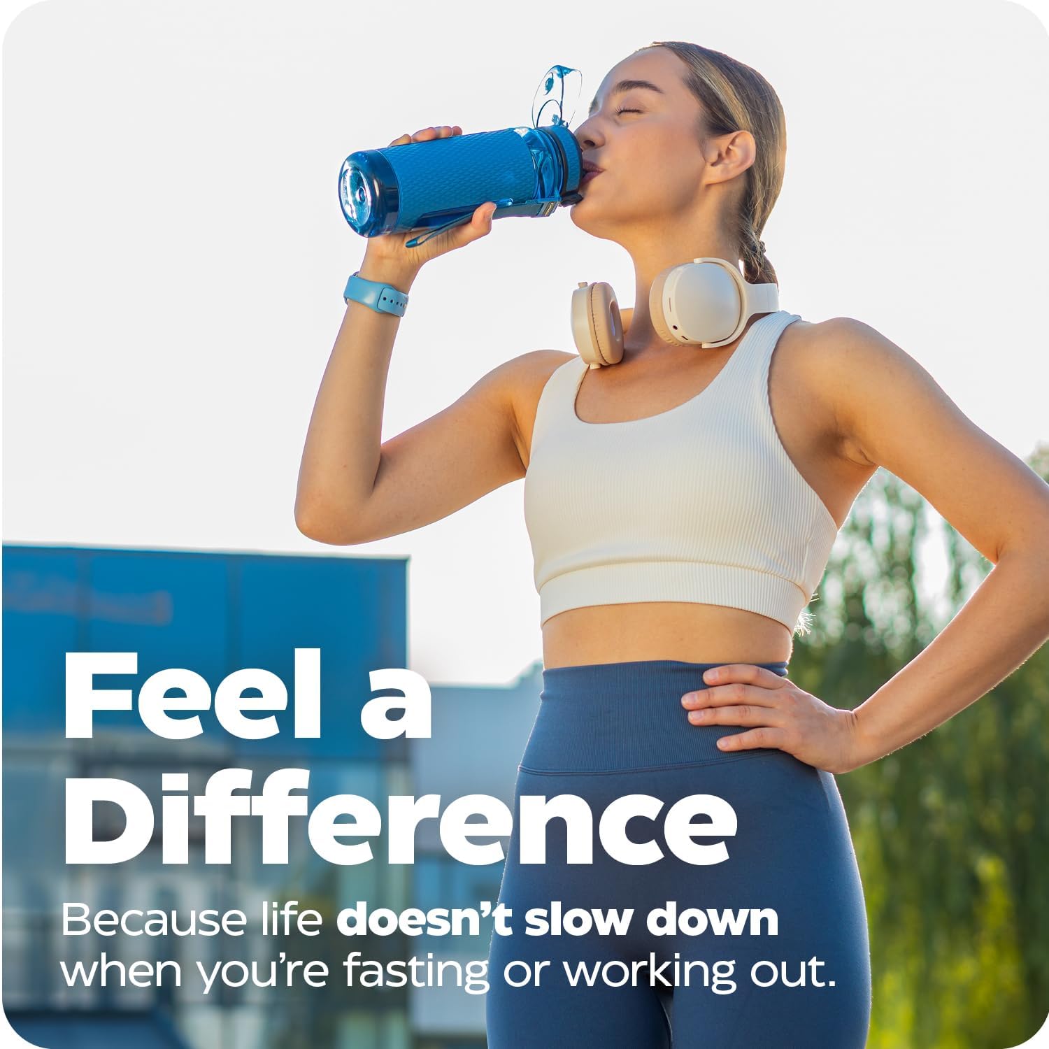 Enzymedica Fasting Today pineapple drink mix 248g mixed in water daily use