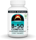 Source Naturals Complexe B-50 50mg - 100 Comprimés
