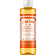 Dr. Bronner's Tea Tree Pure-Castile Liquid Soap 945ml bottle, tea tree scent, 240ml