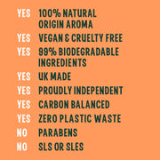 Faith In Nature Fragrance Free Vegan Bar Soap 6 × 100g cardboard product information