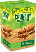 Barres de céréales Nature Valley Crunchy Avoine & Miel 40 x 2 barres