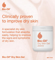 Bio-Oil Dry Skin Gel Moisturiser, tube or gel packaging, no flavour, 200ml, ingredients information