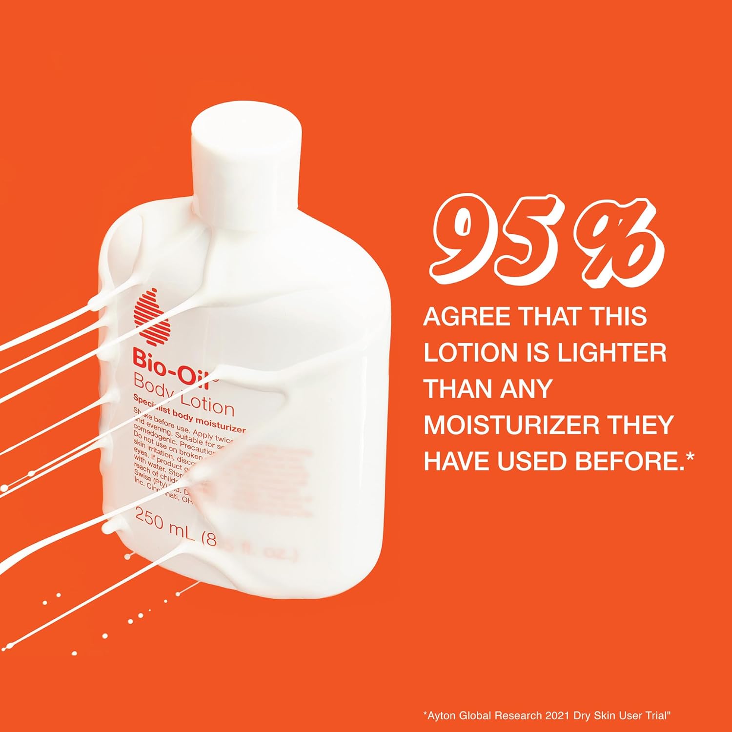 Bio-Oil Moisturizing Body Lotion - Ultra-Light with Jojoba & Rosehip Oil - 250ml