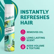 Batiste dry shampoo ingredients formula 350ml packaging