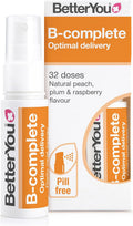 Spray oral BetterYou B-Complete, Durazno, ciruela y frambuesa - 15ml