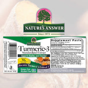 Nature's Answer Turmeric-3 Alcohol-Free Liquid Extract 30ml barcode packaging