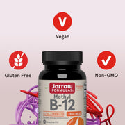 Jarrow Formulas Methyl B-12 2500mcg Chewable Tablets - 100 Count