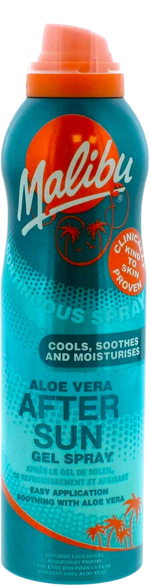 Malibu After Sun Lotion Spray – 175ml | Soothing & Hydrating Care for Sun-Exposed Skin