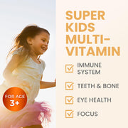 Swedish Nutra Super Kids Multivitamin Liquid Orange 500ml for age 3+