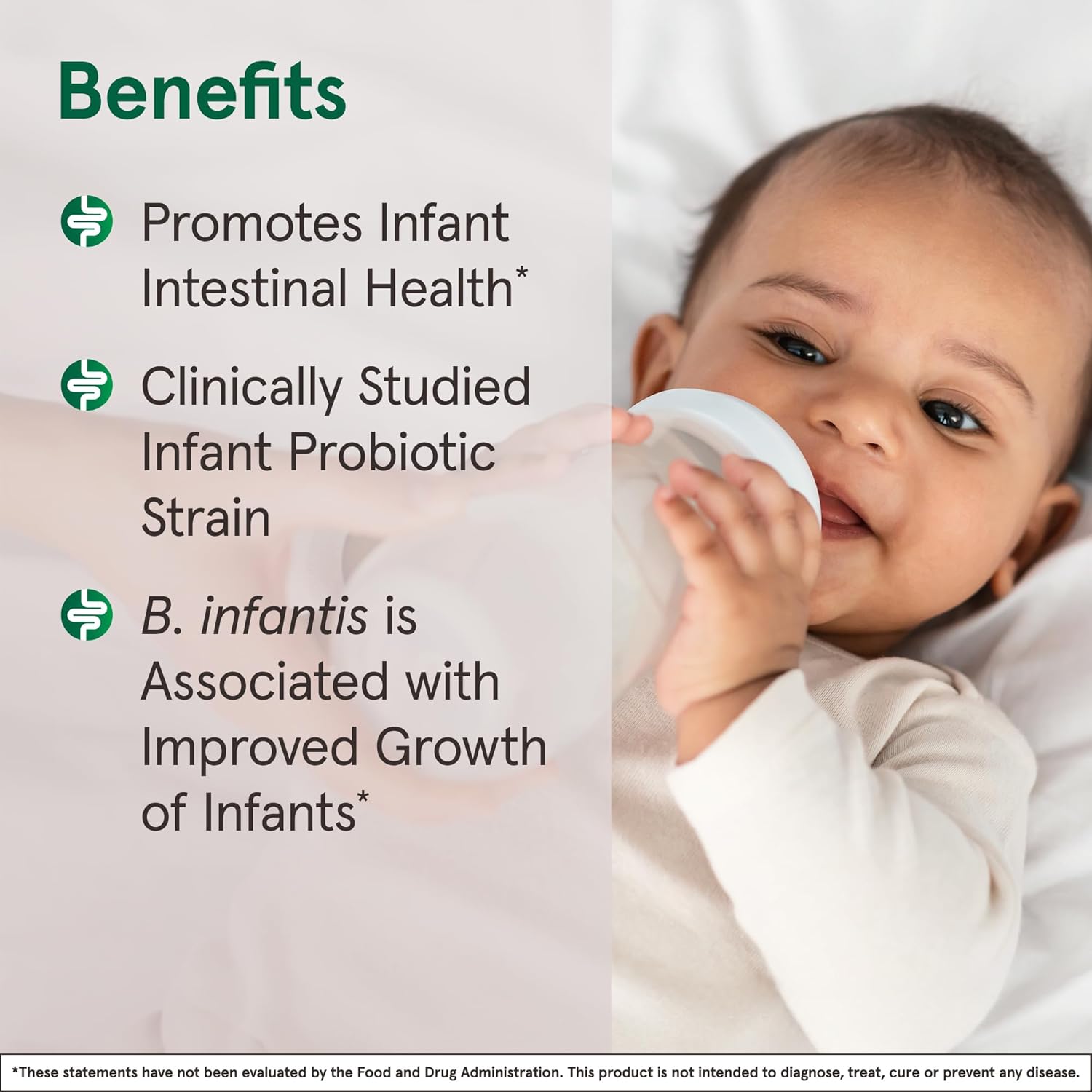 Lifestyle Image: Jarrow Formulas Jarro-Dophilus Infant probiotic liquid daily use infant feeding 15ml 1 billion CFU