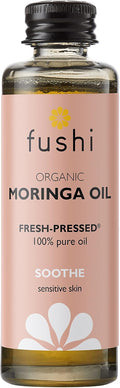 Fushi Bio-Moringaöl 50 ml | Frisch gepresst & 100 % reines beruhigendes Öl für empfindliche Haut & Haare