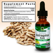 Nature's Answer Alcohol-Free Astragalus Root Extract 30ml supplement facts and directions