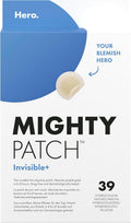 Hero Mighty Patch Invisible+ Tagsüber Hydrokolloid Akne-Pflaster – 39 Stück