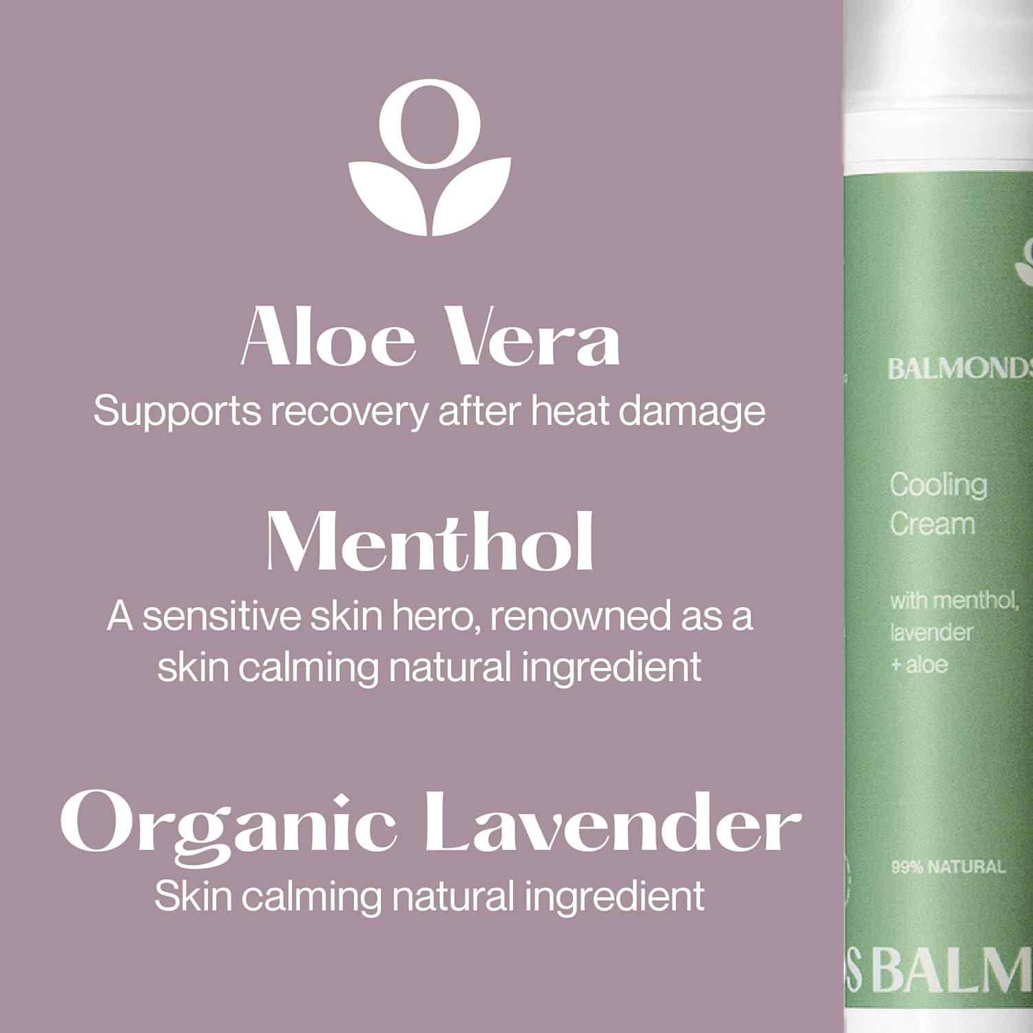 Balmonds Cooling Skin Cream Aloe Vera & Shea Butter - 100ml
