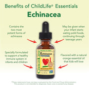 ChildLife Essentials Echinacea drops key benefits herbal extracts orange 30ml
