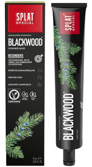 SPLAT Special Blackwood Activated Charcoal Whitening Toothpaste 75ml Tube & box